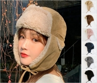 (GK) 297-MH 램브스웨이드 귀달이방한모자