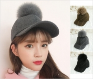 (T) 485-MH 폭스멜톤모직 볼캡