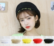 (BR) 1019-MH 밴딩코튼베레모 빵모자