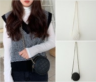 (BAG) 11019-ASS 퀄팅체인미니코인백