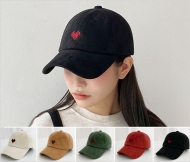 (Y) 7520-MH 스웨이드스퀘어하트볼캡
