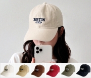 (Y) 52624-CM 코튼워싱BOSTON볼캡