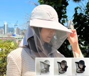 (F) 50525-CM 사이드배색가리개버킷햇