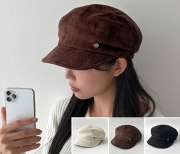 (H)51426-CM 모던빈티지스웨이드헌팅캡